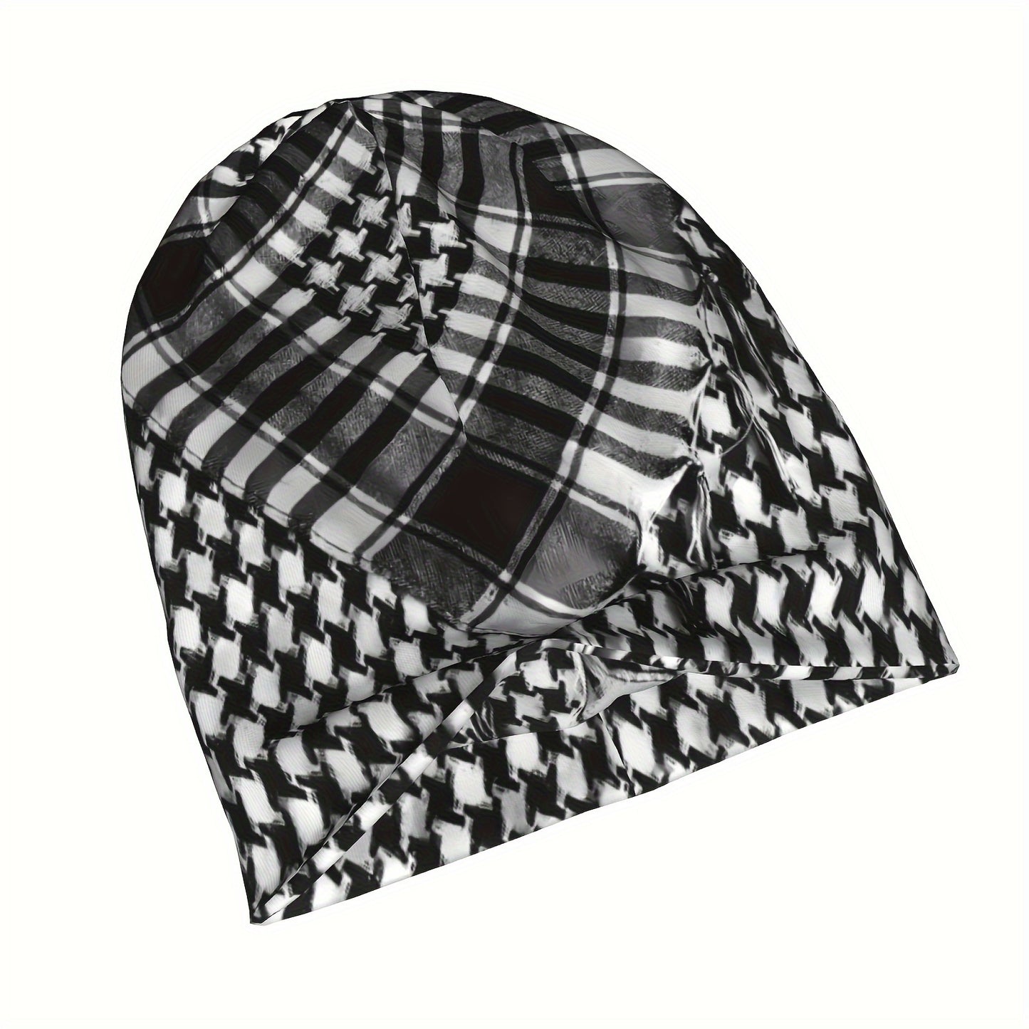 Vintage-Inspired Shemagh Tactical Bandana - Fashion Skullies & Beanies, Breathable Blend, Perfect for Skiing