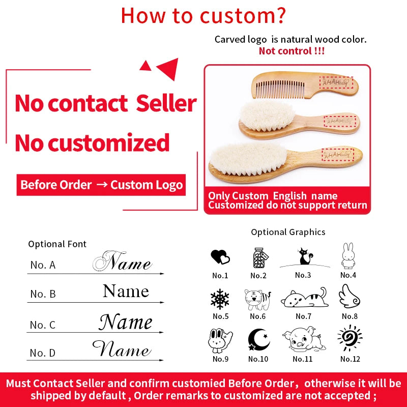 Custom Boar Bristle Hair Brush Women Hair Anti-Static Scalp Massage Comb Wood Hair Brush for Curly Thick Long Hair Detangler