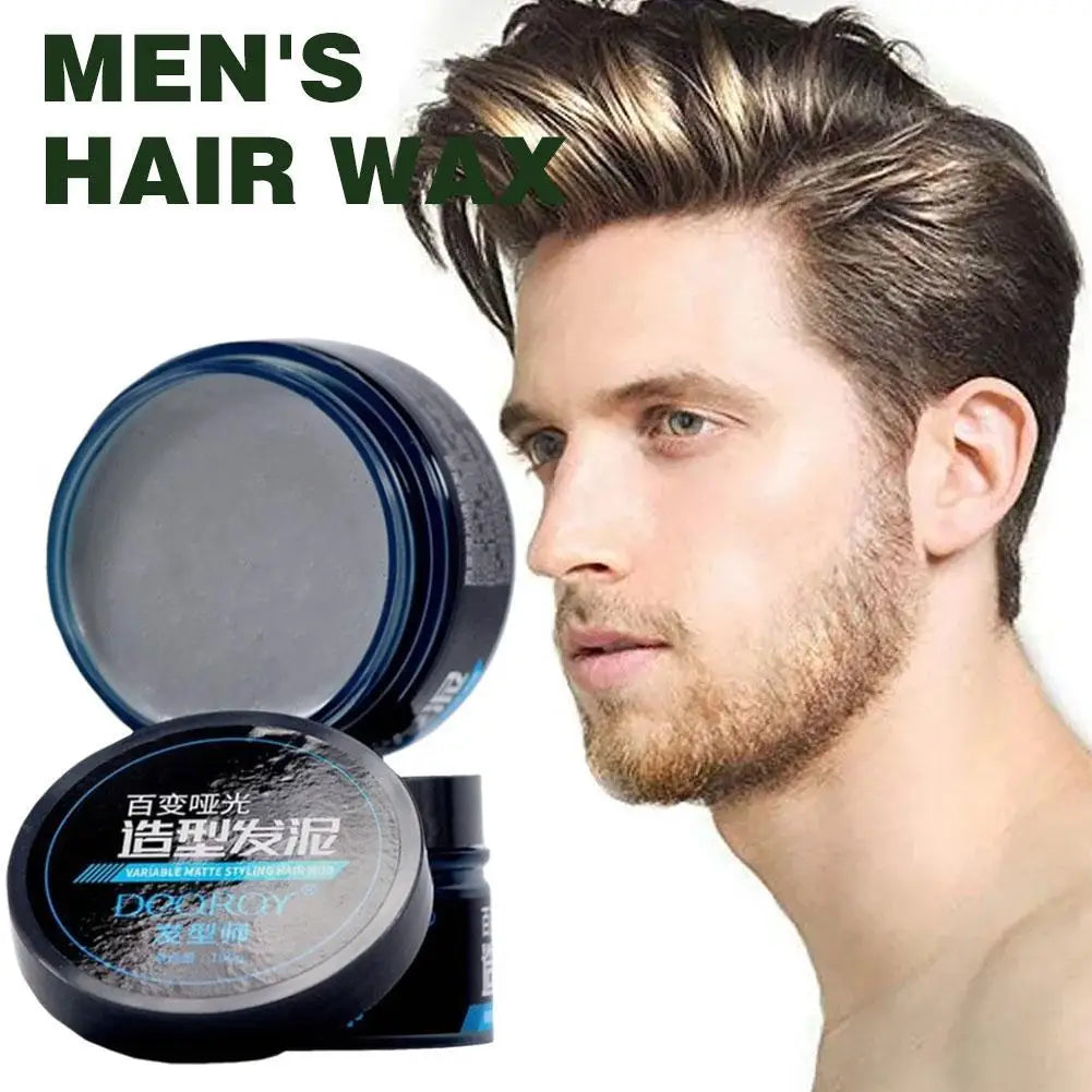 1/2/3PCS Hair Wax Gel Hair Styling Clay For Men Strong Hold Hairstyle Finished Hair Styling Clay Mud Mens Daily Use