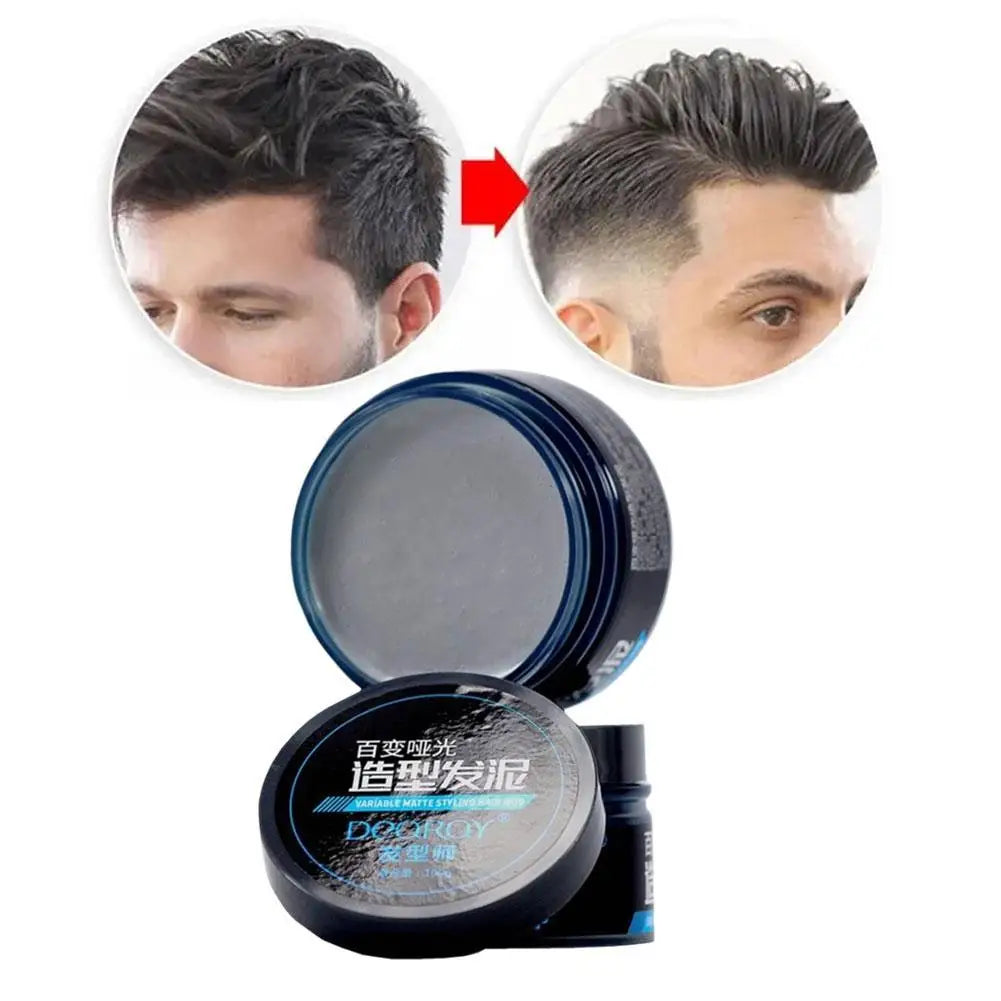 1/2/3PCS Hair Wax Gel Hair Styling Clay For Men Strong Hold Hairstyle Finished Hair Styling Clay Mud Mens Daily Use