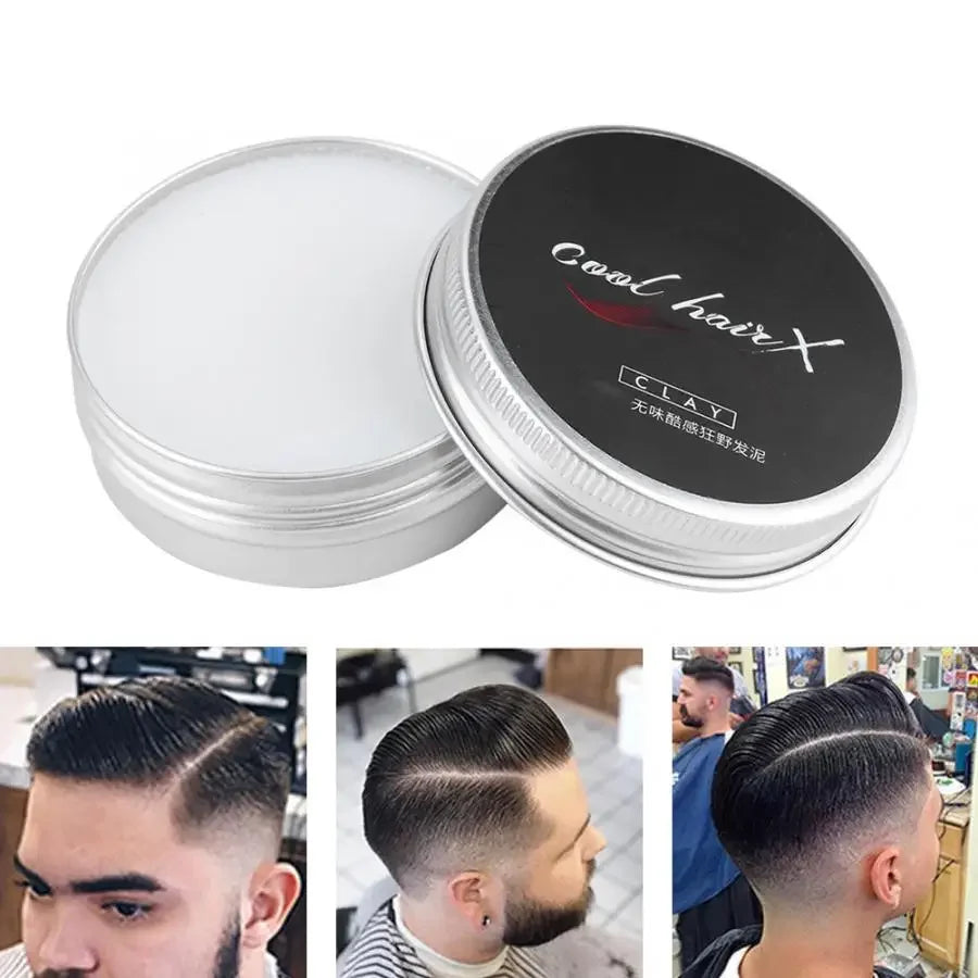 Fashion Styling Matte Hair Styling Wax Men Hair Styling Mud Strong Hold Non Greasy Daily Use Clay High Strong Hold Low Shine