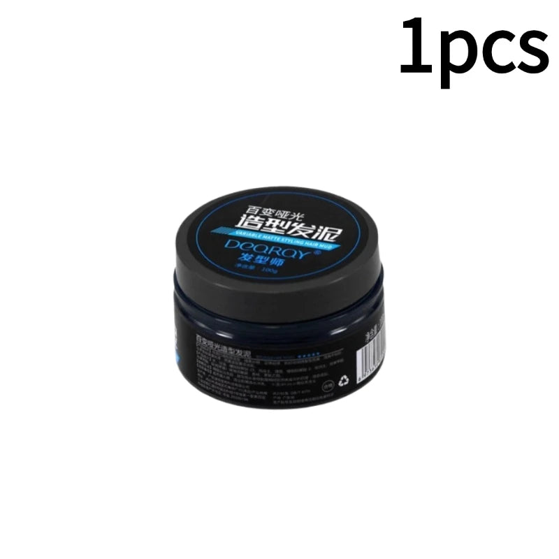 1/2/3PCS Hair Wax Gel Hair Styling Clay For Men Strong Hold Hairstyle Finished Hair Styling Clay Mud Mens Daily Use