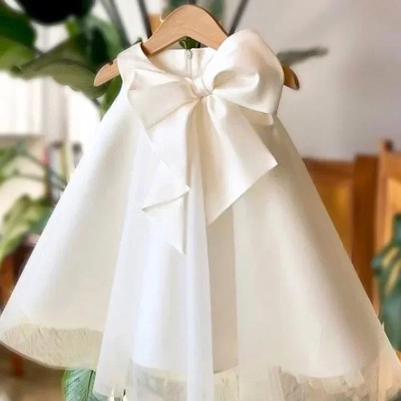 2024 Evening Dress Dress for Baby Girls Kid Pink Green Luxury Ball Gown Evening Birthday Party Dresses Children Elegant