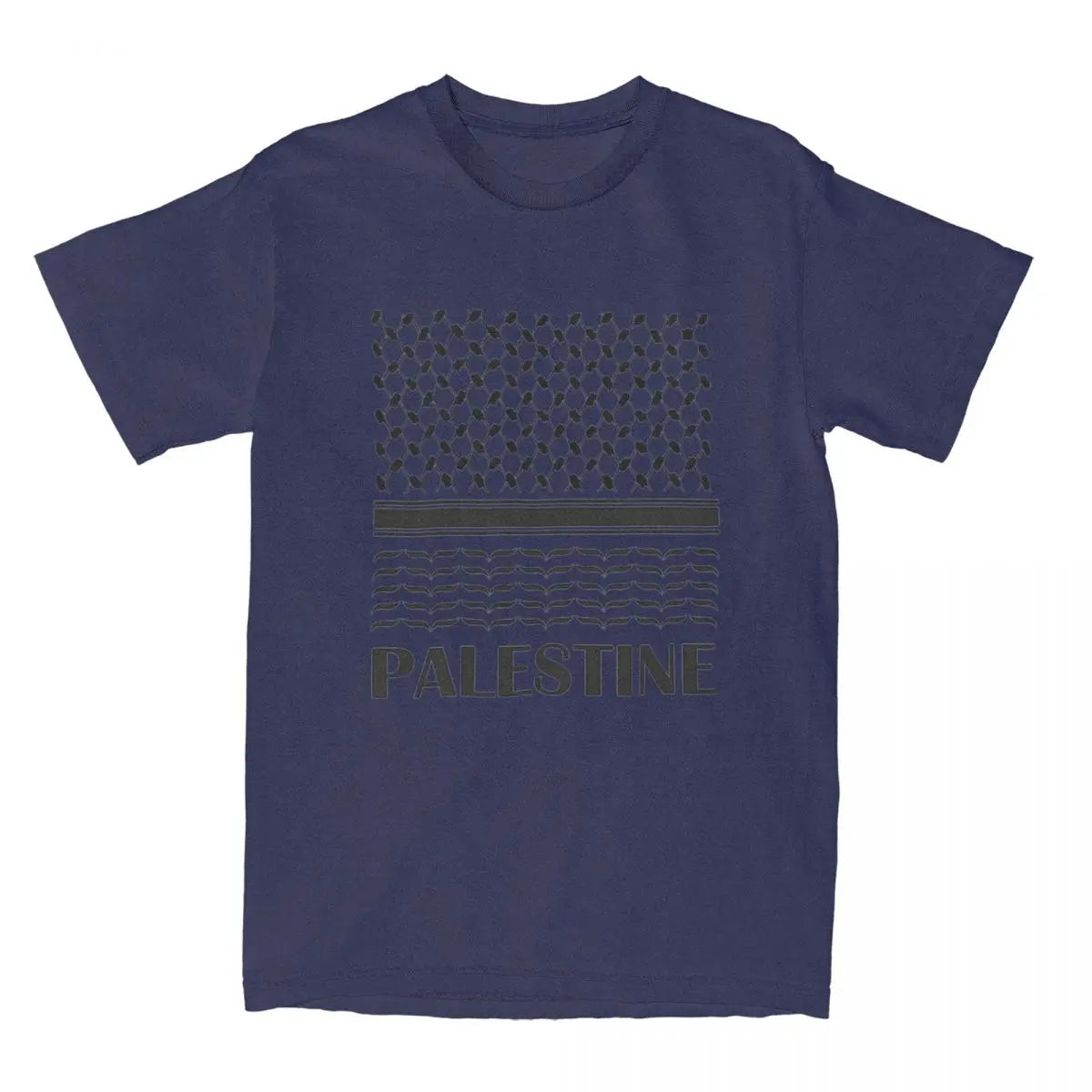Vintage T-Shirt Palestine Map Cotton T Shirts Palestinian Kufiya Fashion Tshirt for Adult Summer Y2K Casual Short Sleeve Tees