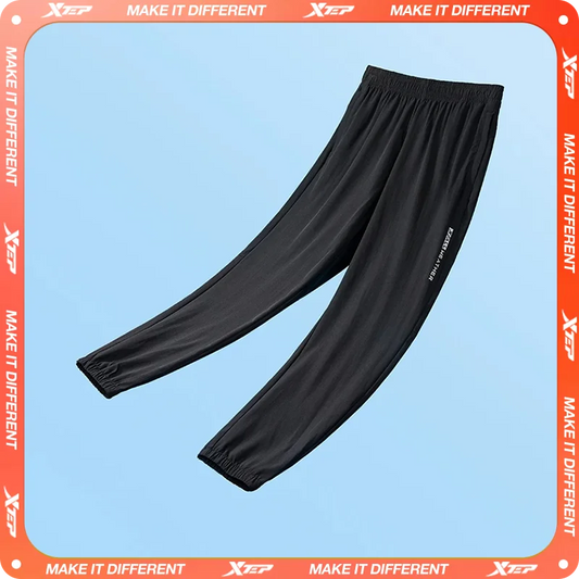 Xtep Trousers For Men 2024 Summer Sweat-Absorbing Pants Trendy Retro Fashion Quick-Drying Bottoms 876229980206