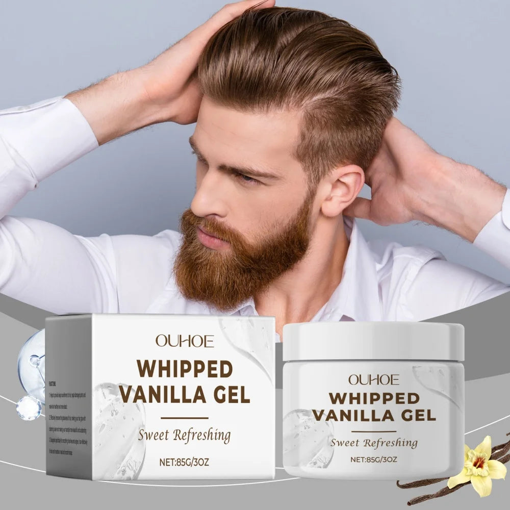 Strong styling wax hair gel for both men and women - long-lasting fluffy anti frizz styling gel cream