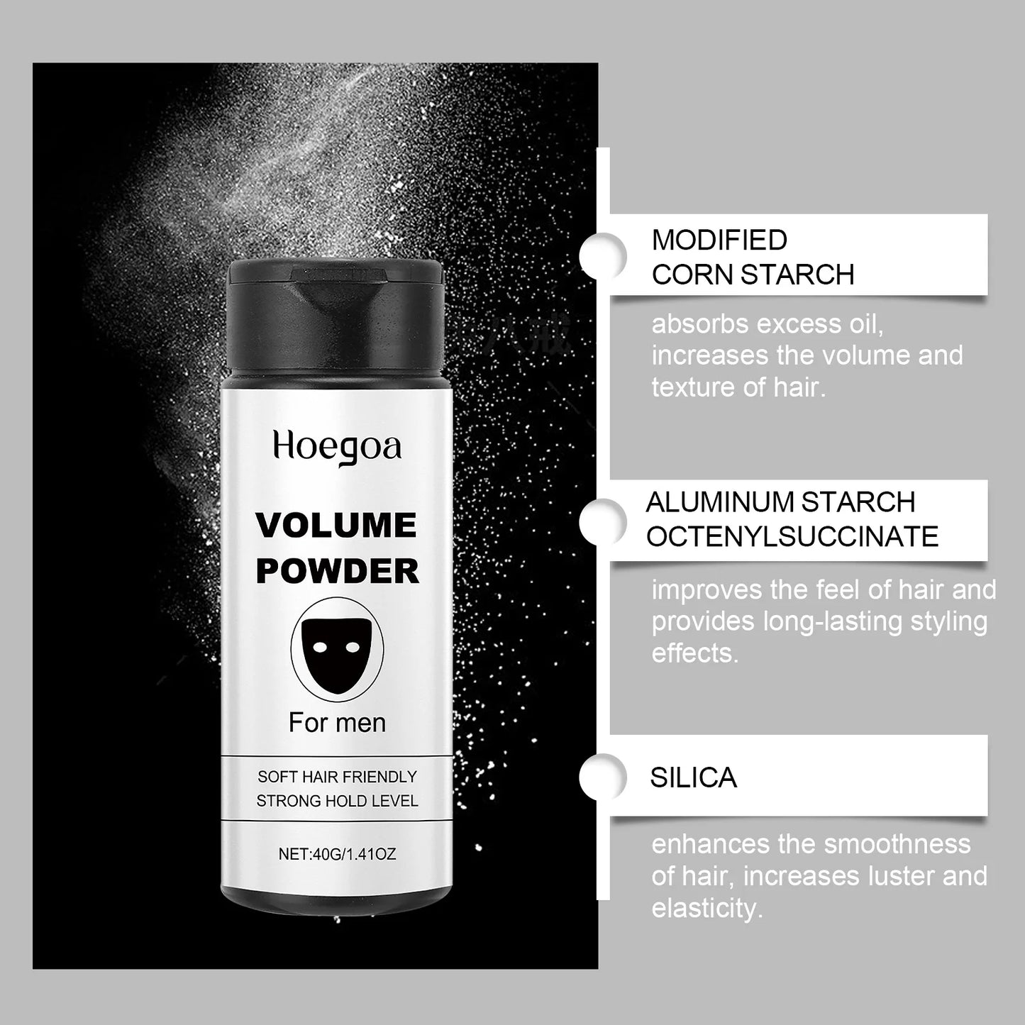 Volumizing Hair Powder Man Refreshing Oil Control Long-Lasting Hair Texturizer For Capturing Hairstyles Fluffy Texture Powder