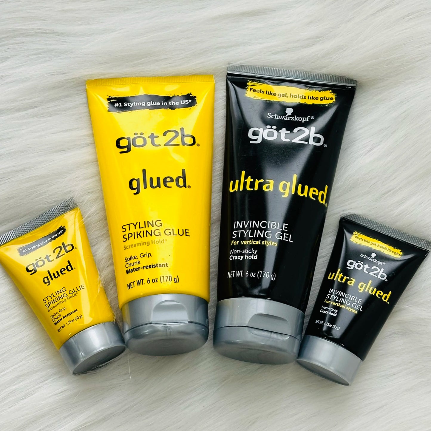 Got 2b glued 35g Hair Gel got2b Glued got2b glued spray got2be freeze spray for wig adhesives dege control gel freeshipping 170g