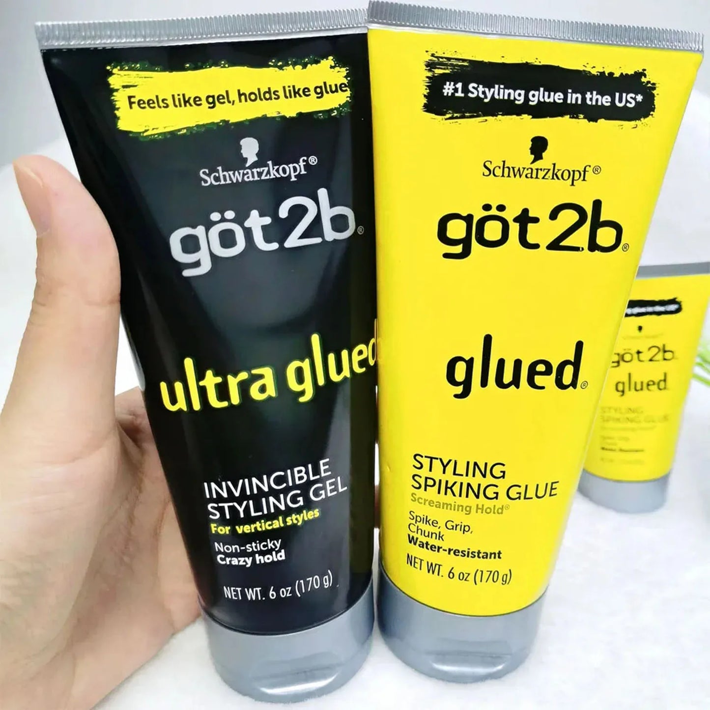 Got 2b glued 35g Hair Gel got2b Glued got2b glued spray got2be freeze spray for wig adhesives dege control gel freeshipping 170g