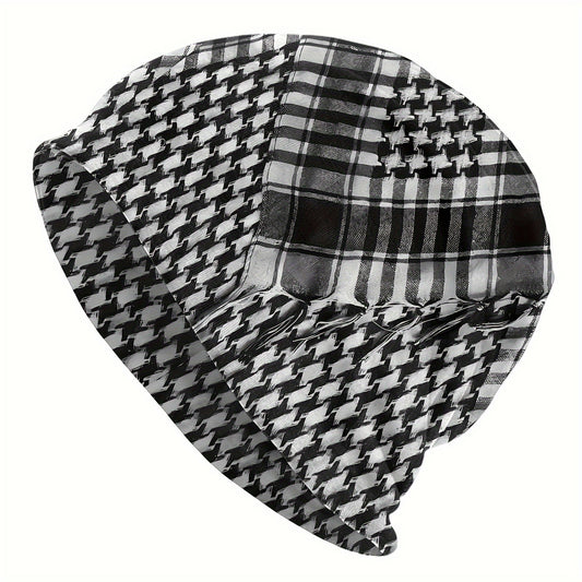 Vintage-Inspired Shemagh Tactical Bandana - Fashion Skullies & Beanies, Breathable Blend, Perfect for Skiing